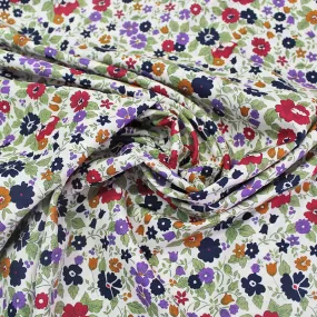 Dressmaking Floral Cotton Lawn - Muted - Edith