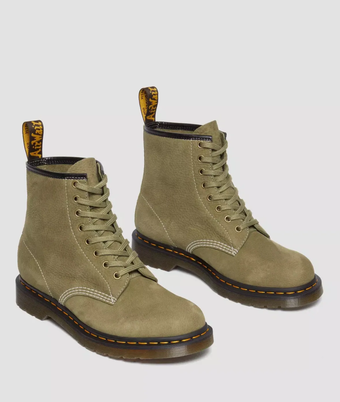 Dr.Martens 1460 Muted Olive Tumbled Nubuk 31695357