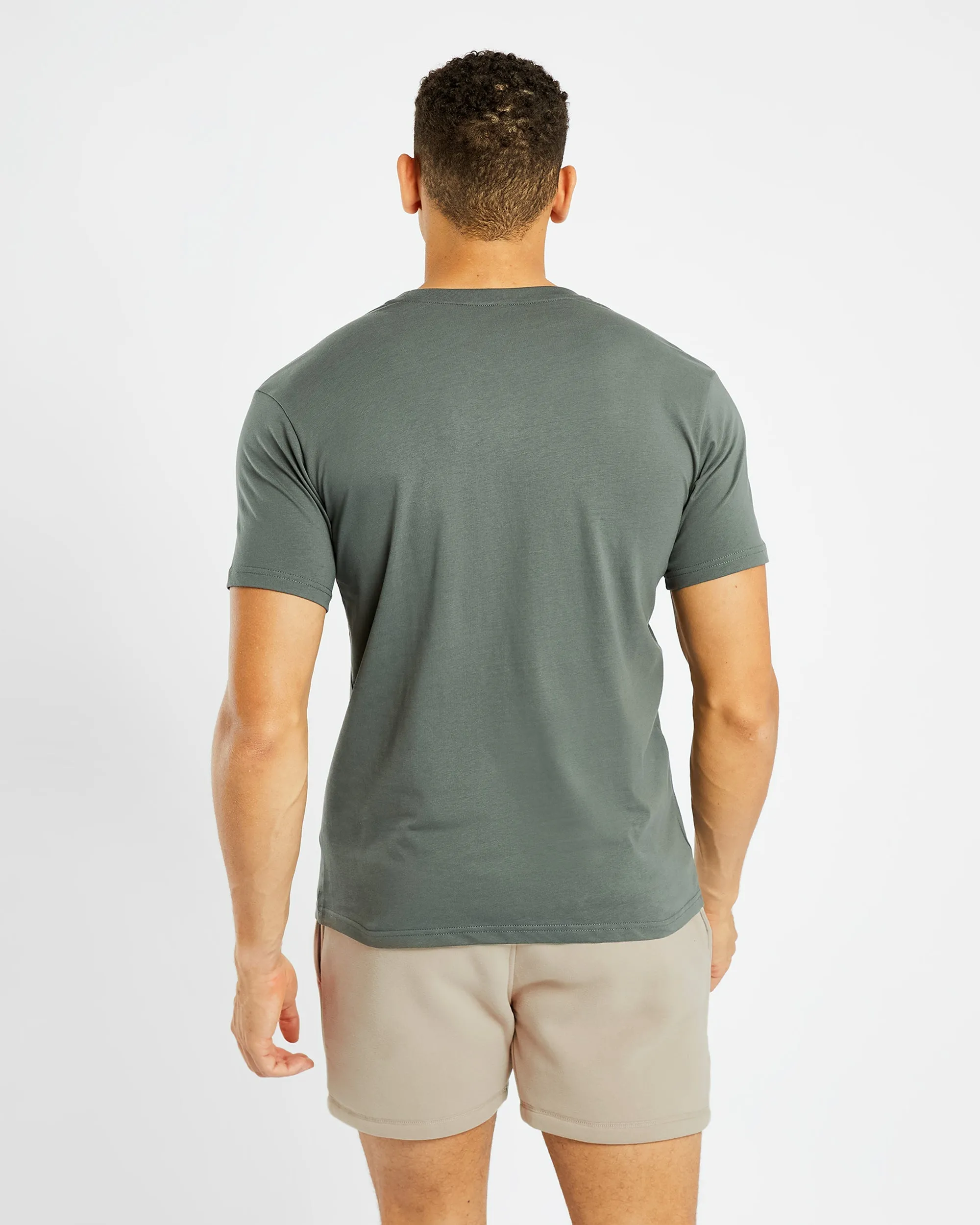 Essential T Shirt - Muted Green