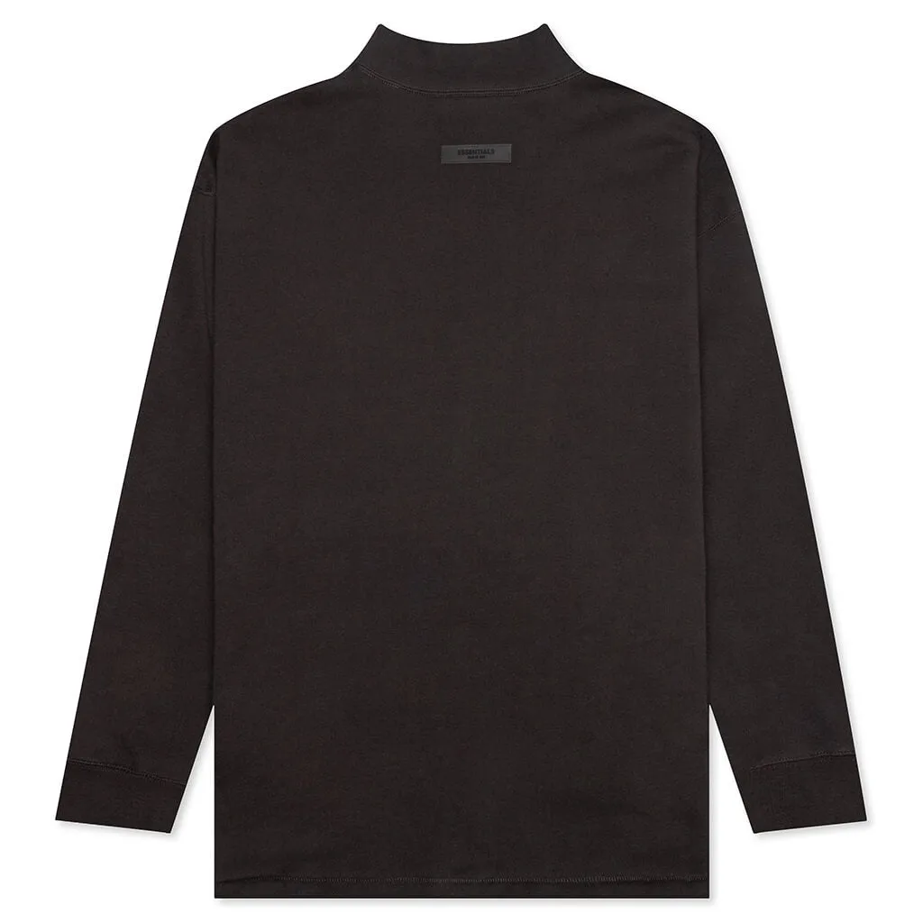 Essentials Relaxed Mockneck - Iron