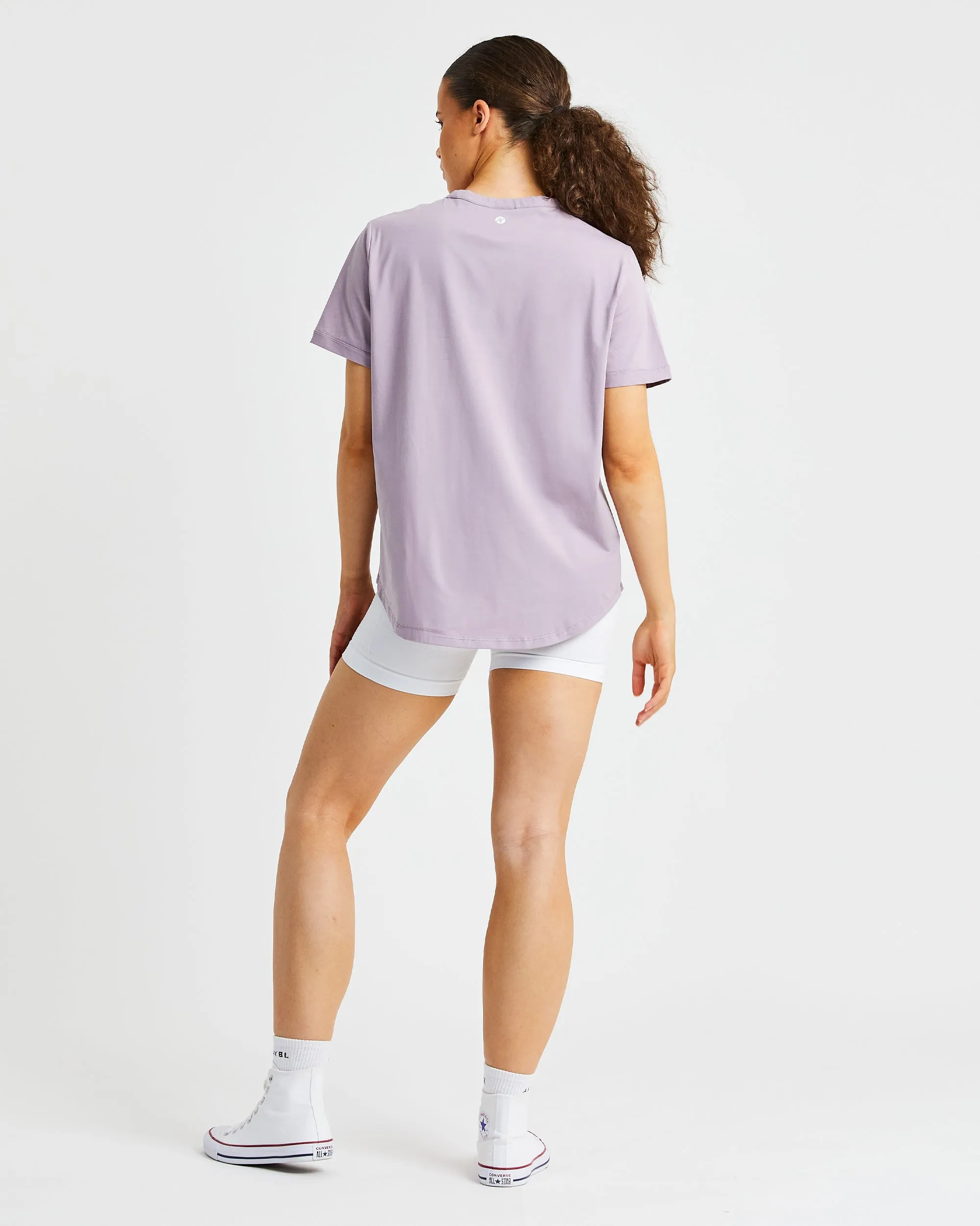 Everyday Relaxed T Shirt - Muted Mauve