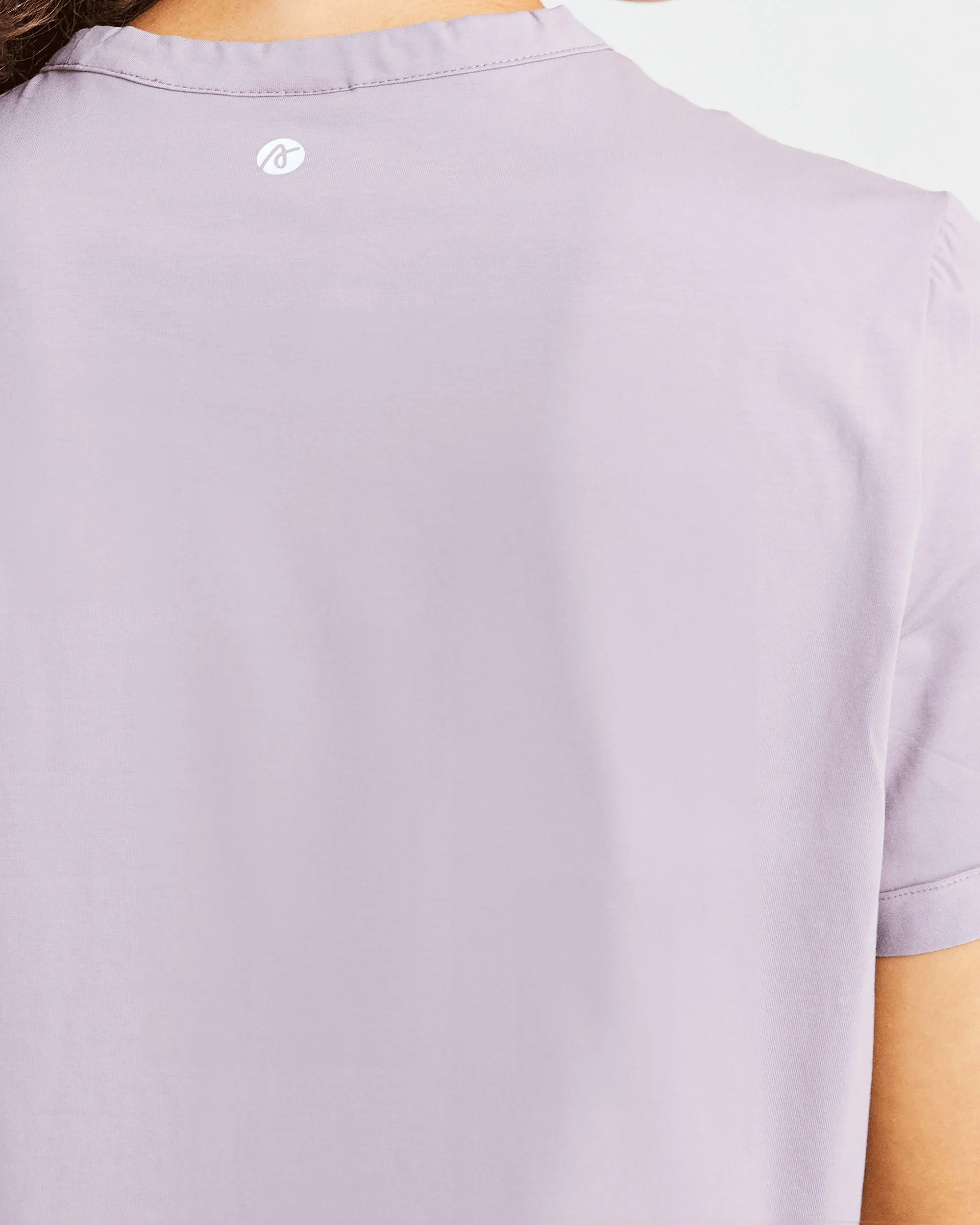 Everyday Relaxed T Shirt - Muted Mauve