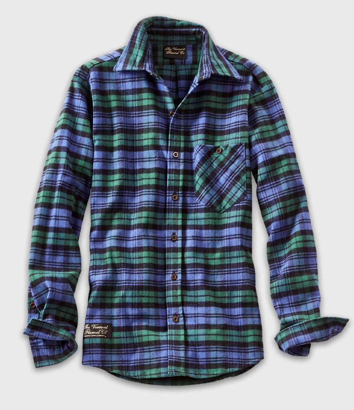 Fitted Flannel Shirt