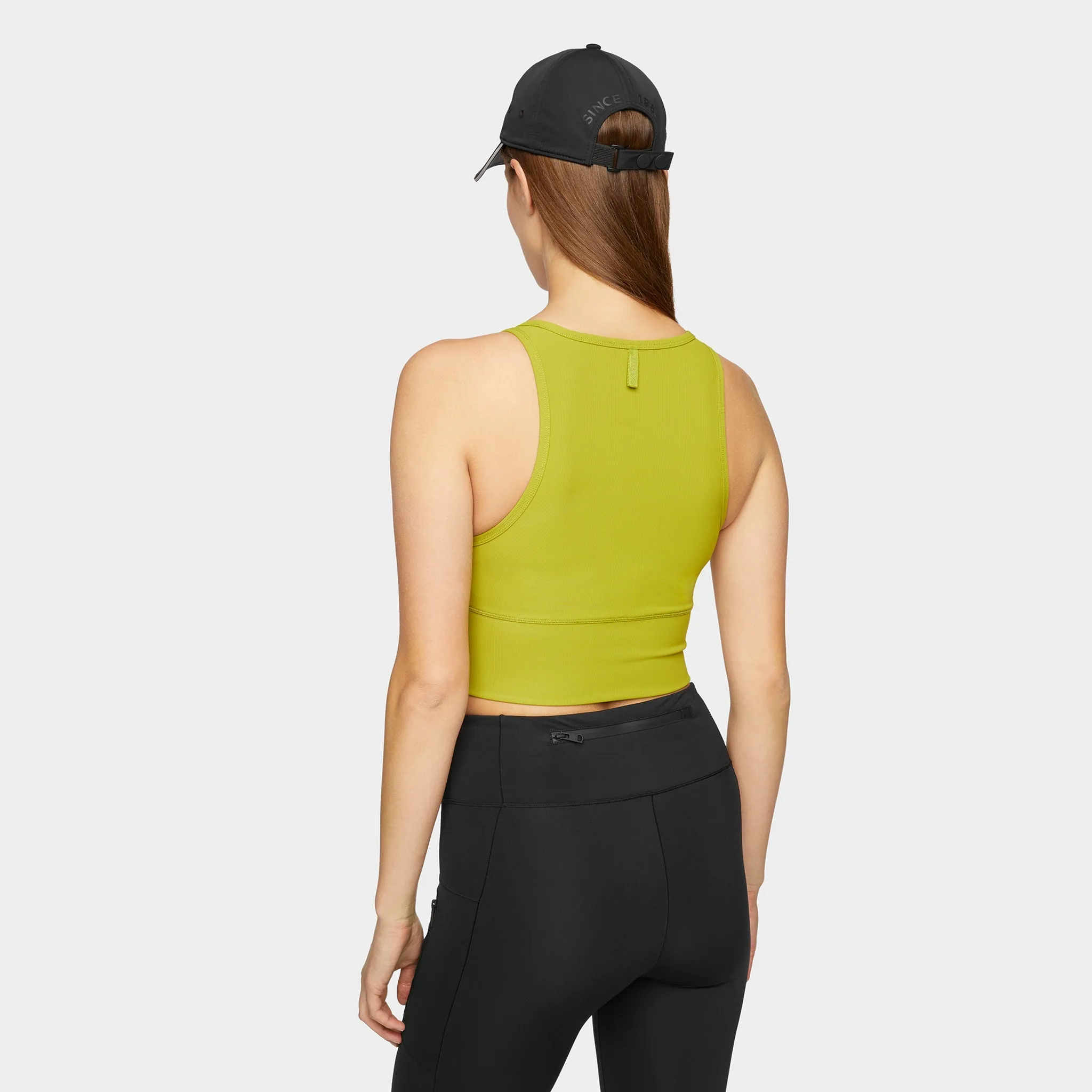 Fitted Rib Cropped Tank