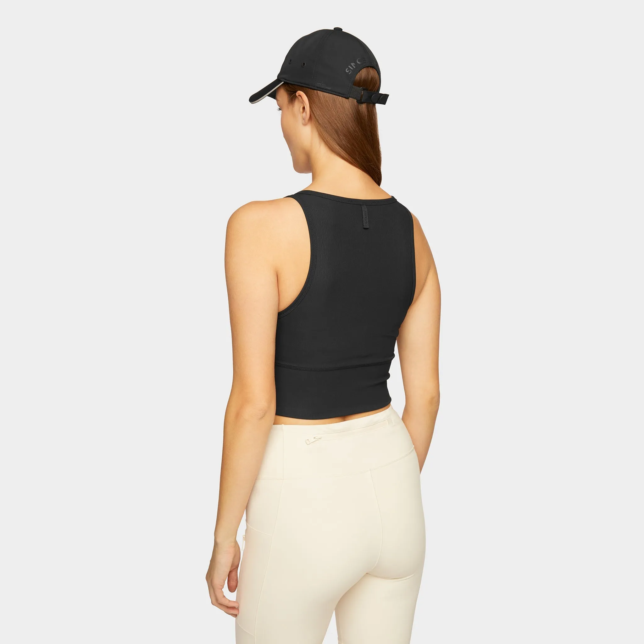 Fitted Rib Cropped Tank