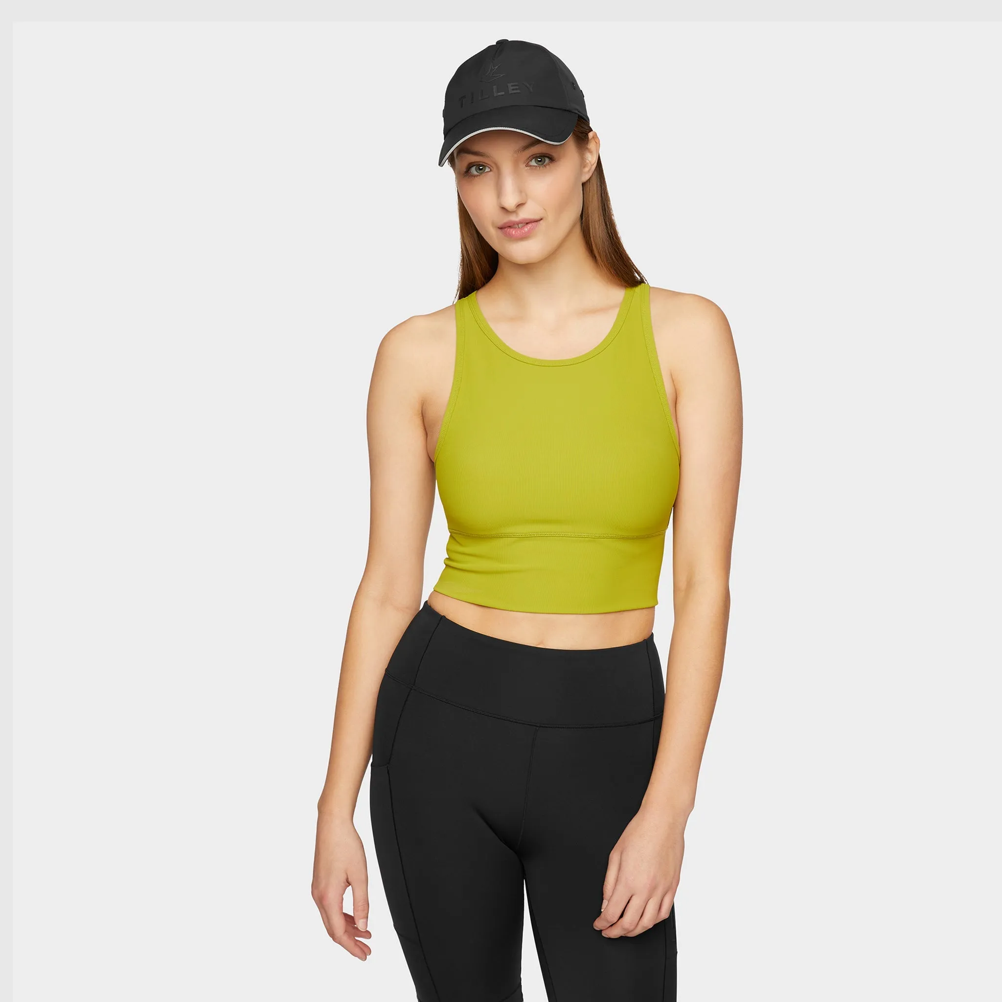 Fitted Rib Cropped Tank