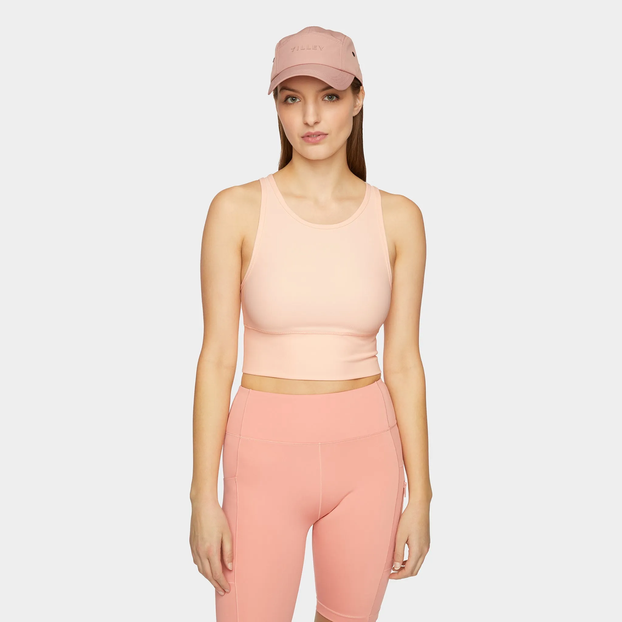 Fitted Rib Cropped Tank