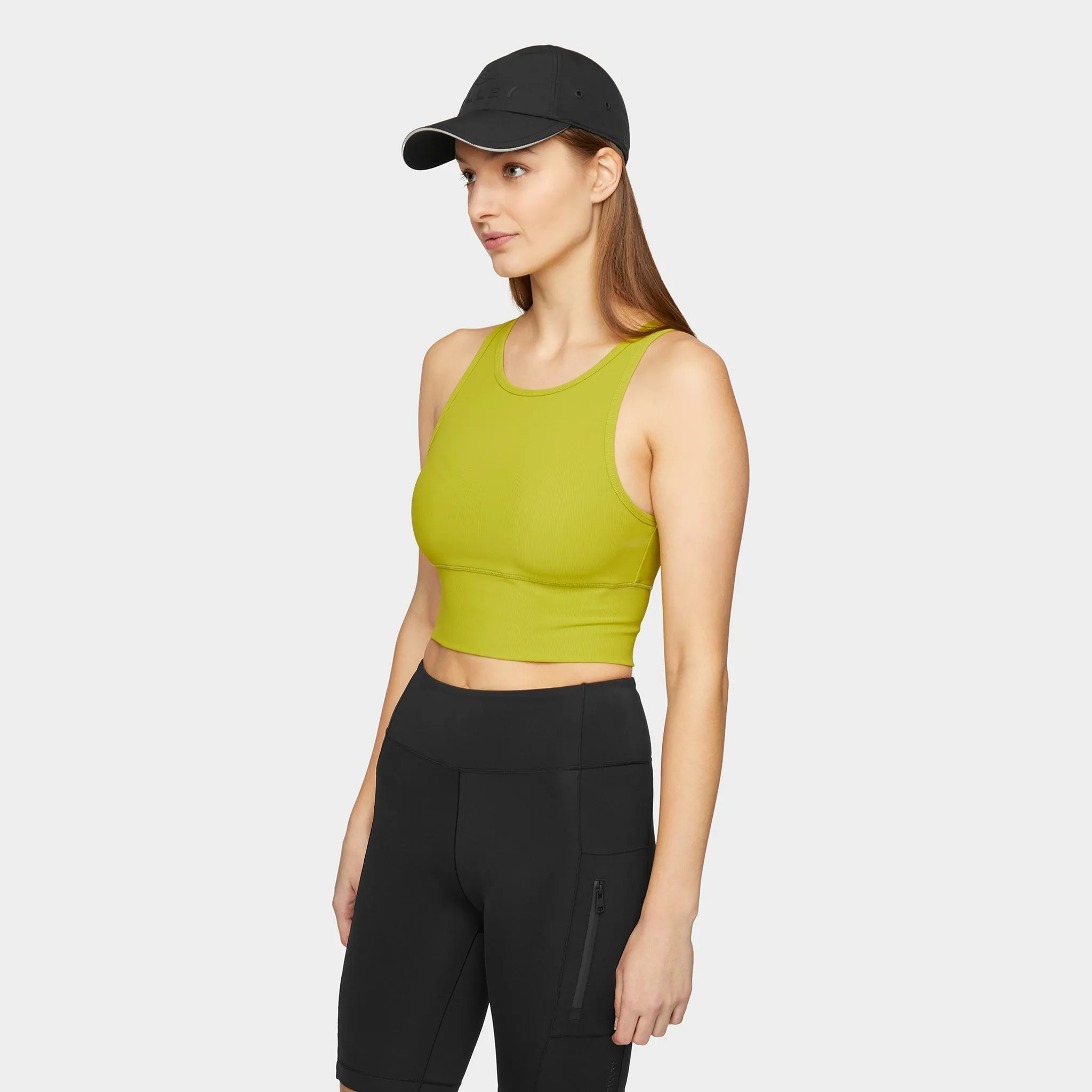 Fitted Rib Cropped Tank