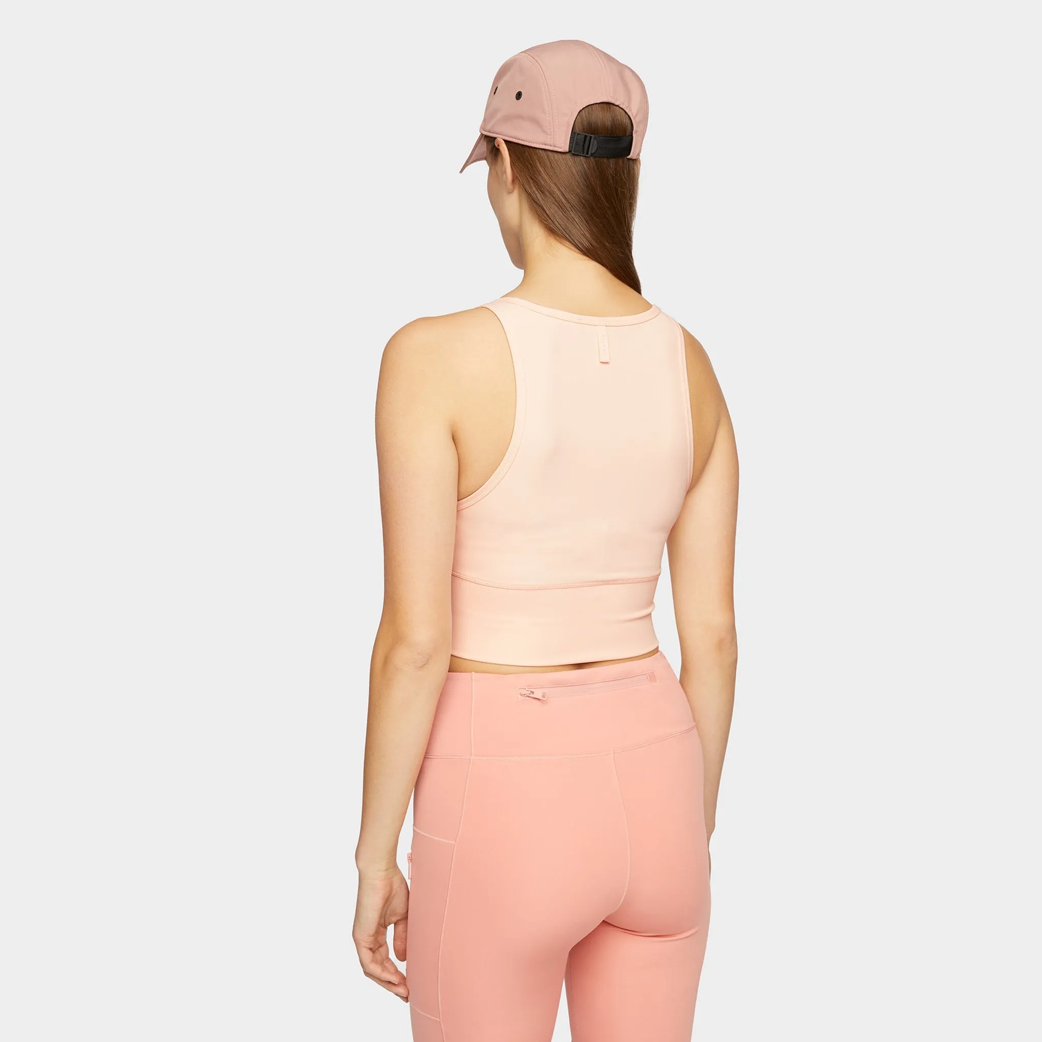 Fitted Rib Cropped Tank