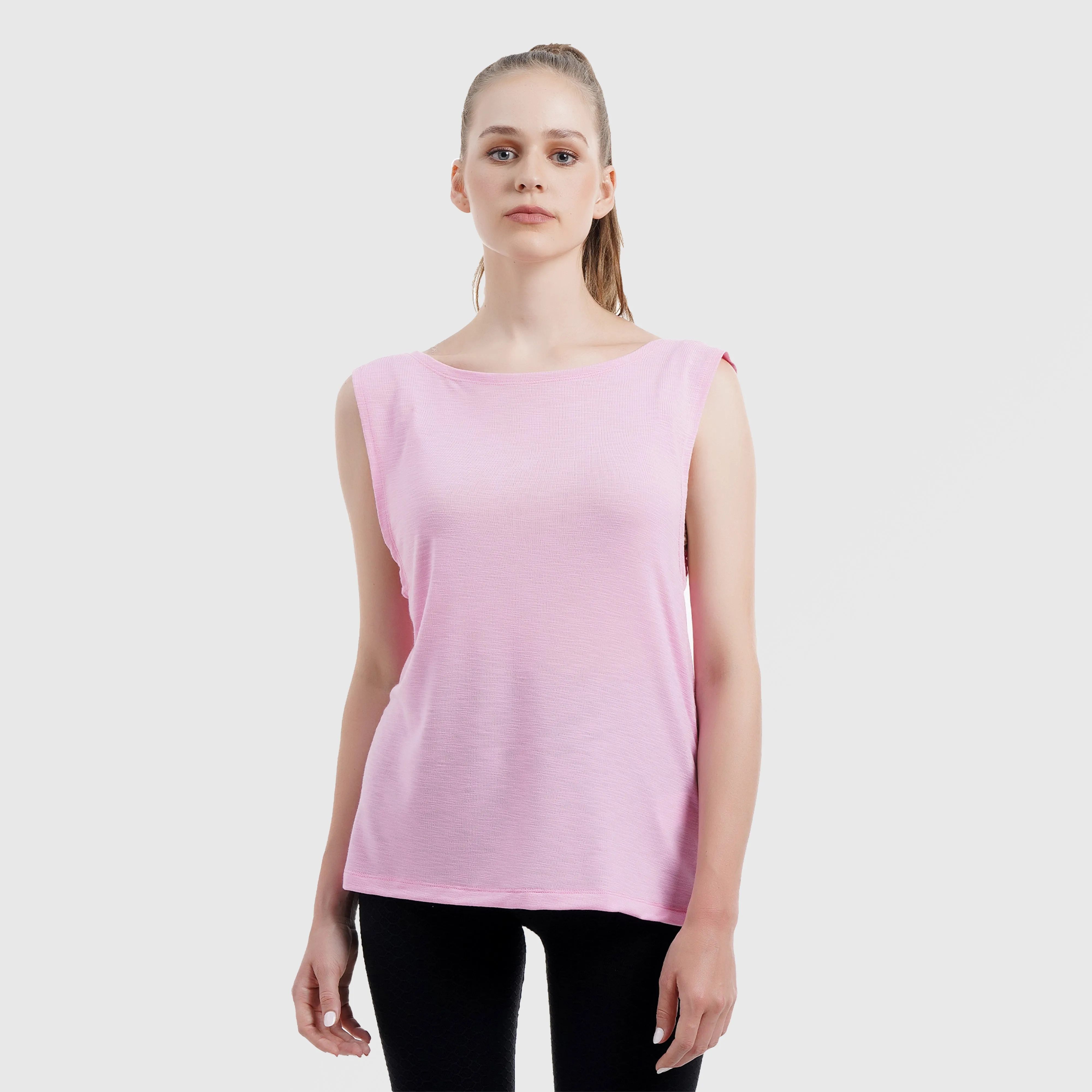 Fraction Sleek Tank (Pink)