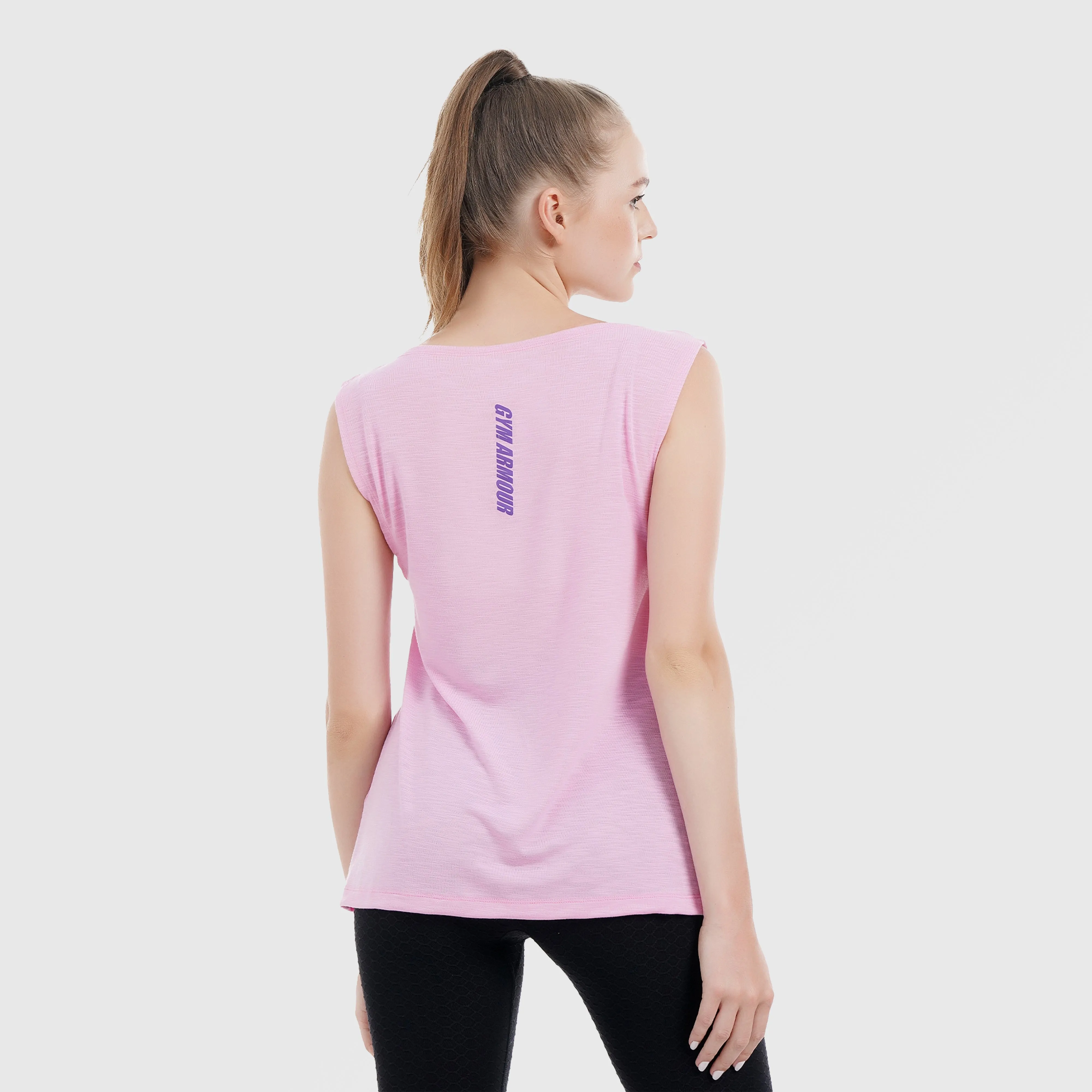 Fraction Sleek Tank (Pink)