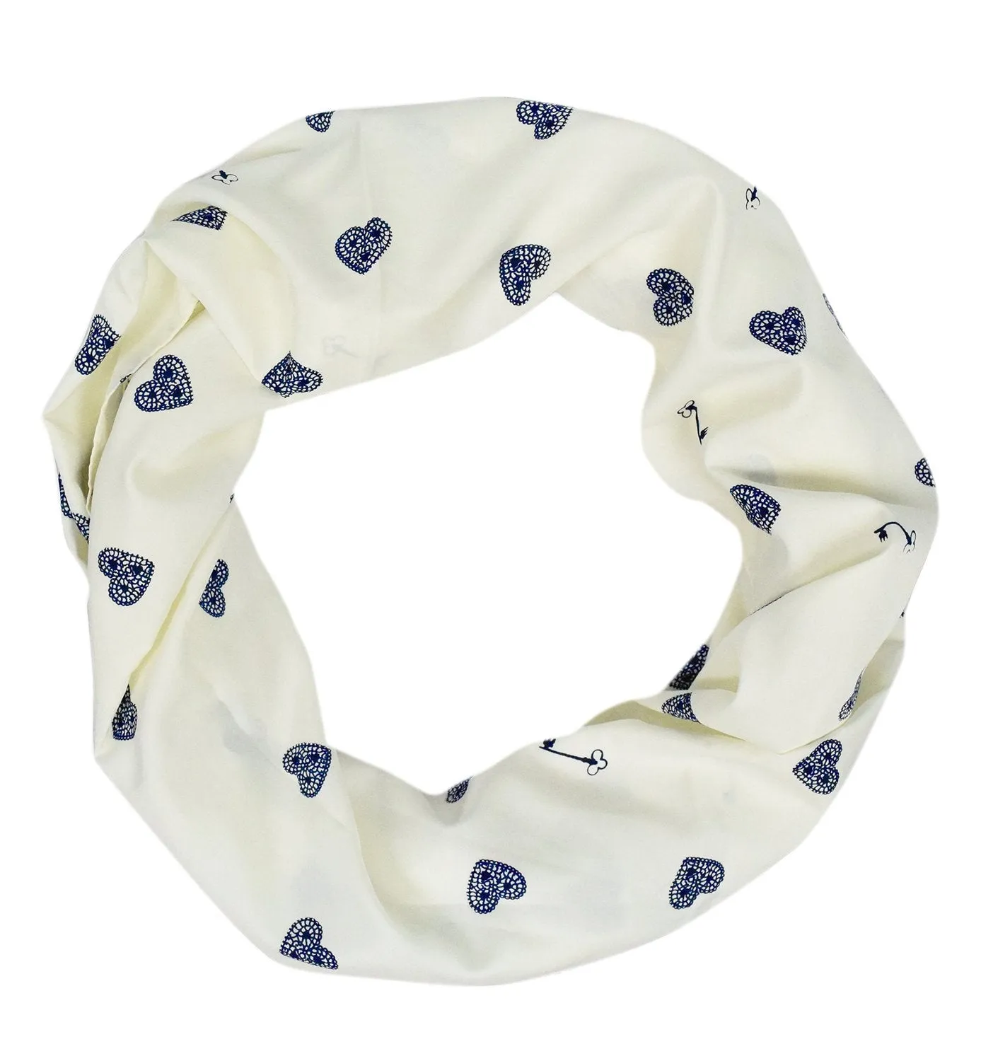 Funky Abstract Print Light Weight Infinity Loop Scarves