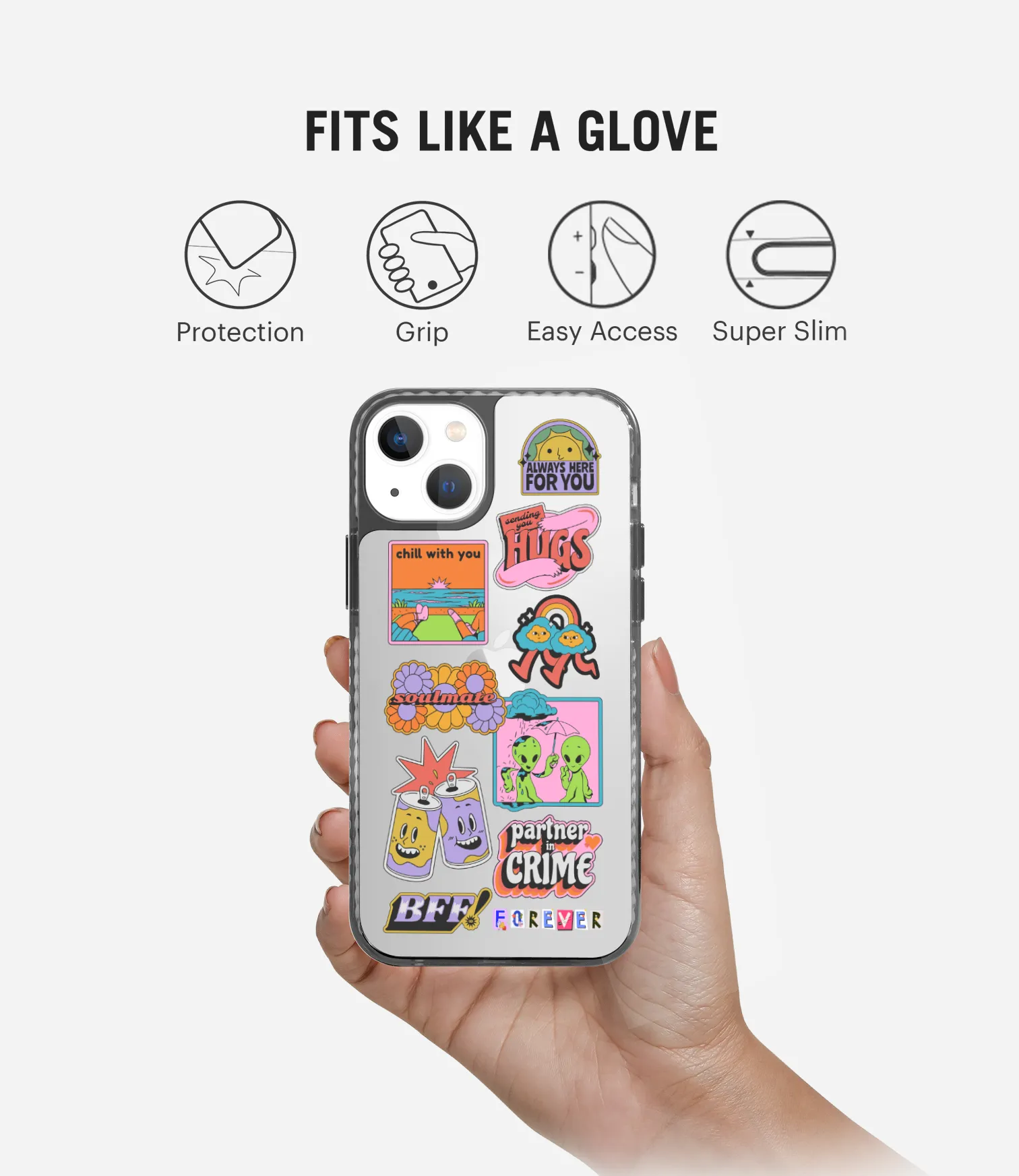 Funky Flow Stride 2.0 Clear Phone Case