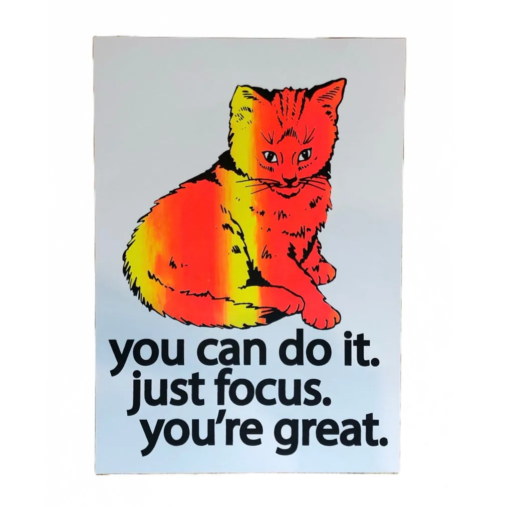 Funky Focus Cat Prints - Mystery Color!