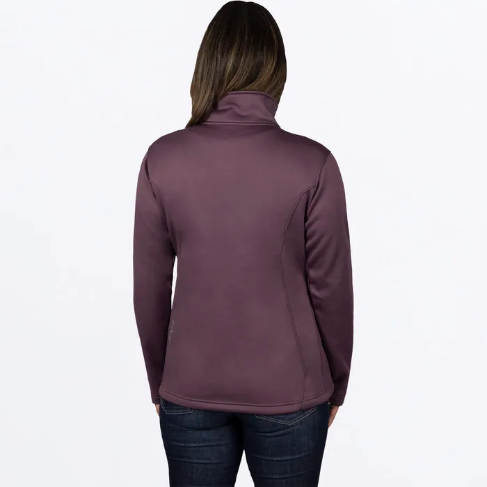 FXR Women's Elevation Tech Zip-Up Muted Grape/Black