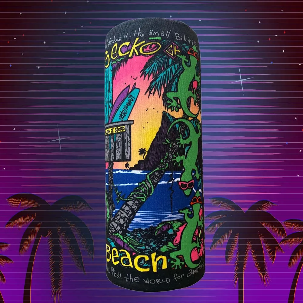 Gecko Beach Slim Can Cooler