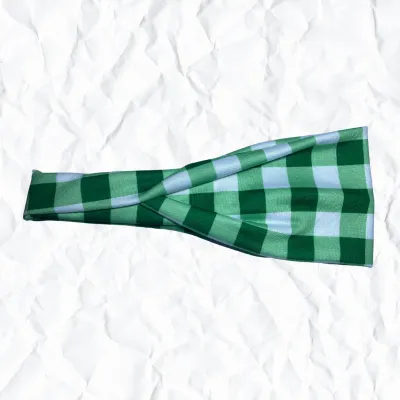 Green Gingham - Modern Jersey