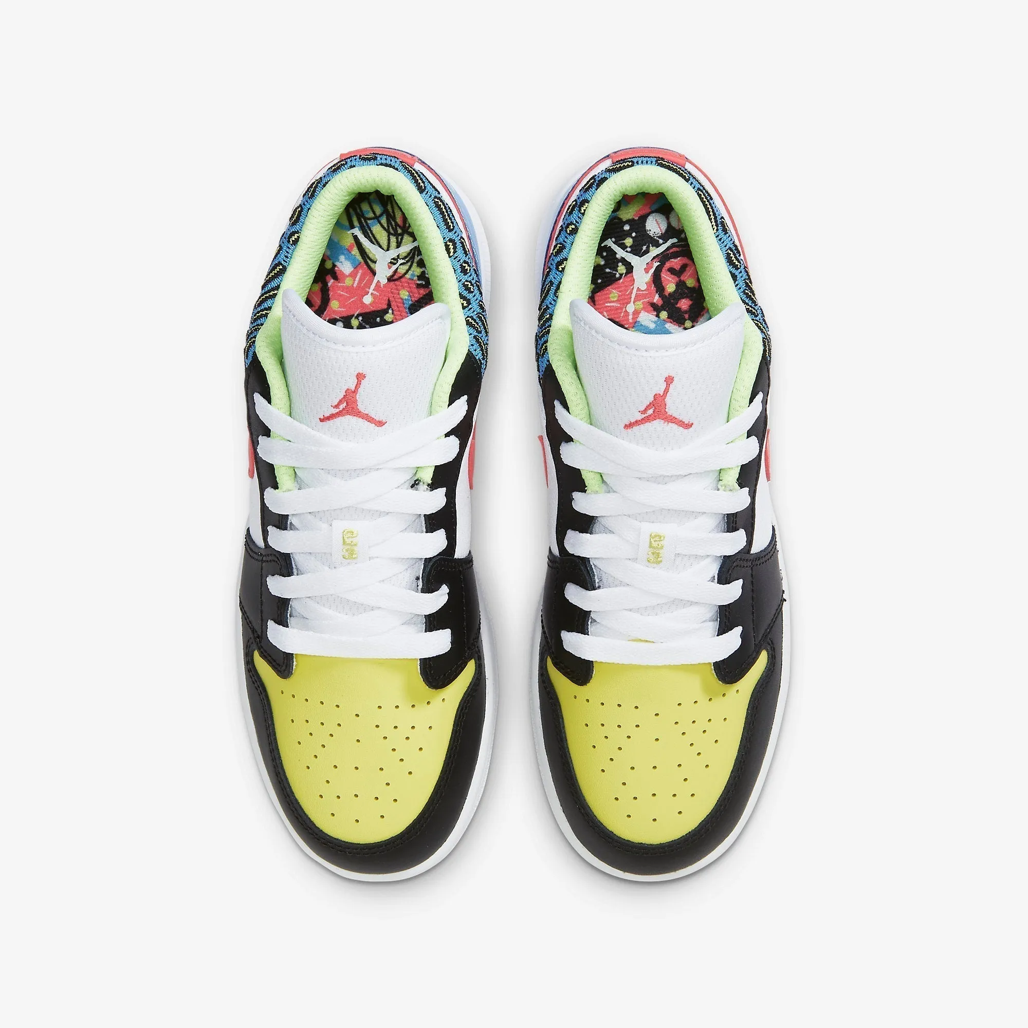 (GS) Air Jordan 1 Low 'Children's Art / Funky Patterns' (2021) DH5927-006