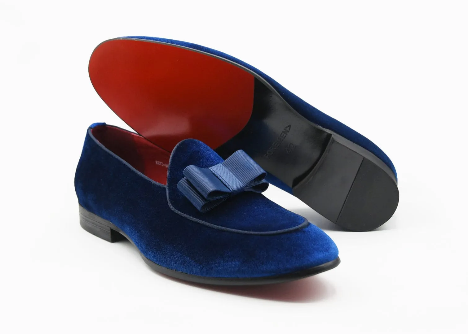 HAWAII | Blue Velvet Loafers