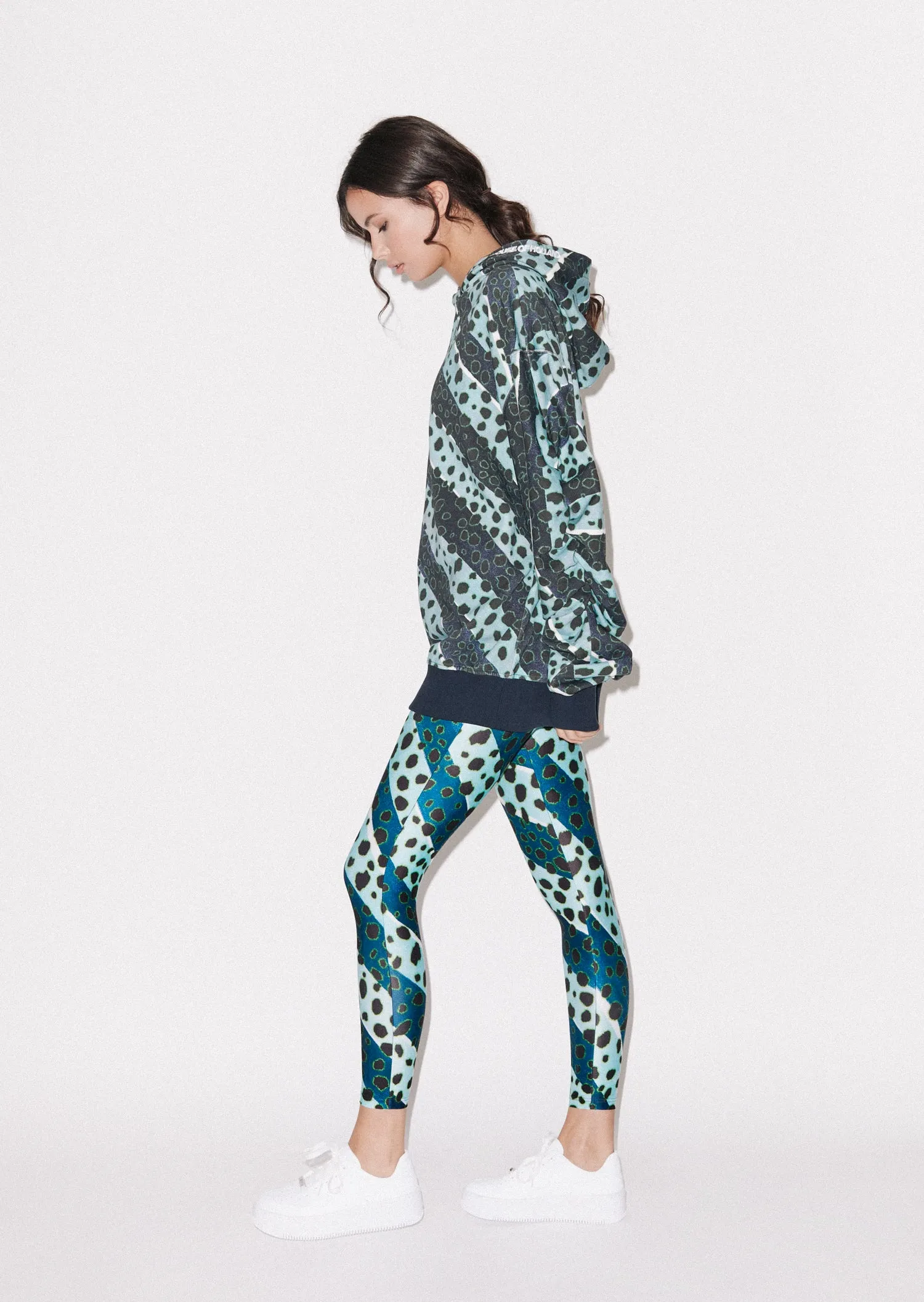 House of Holland HOH X Speedo Muted Cheetah Stripe Leggings