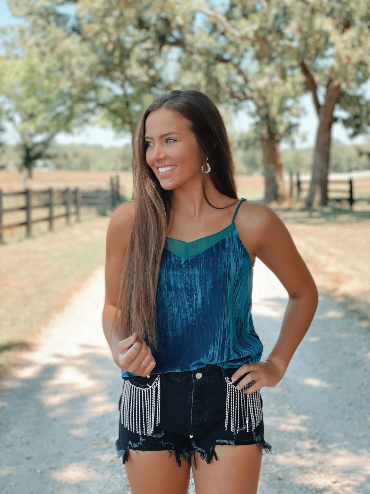 Icy Velvet Top