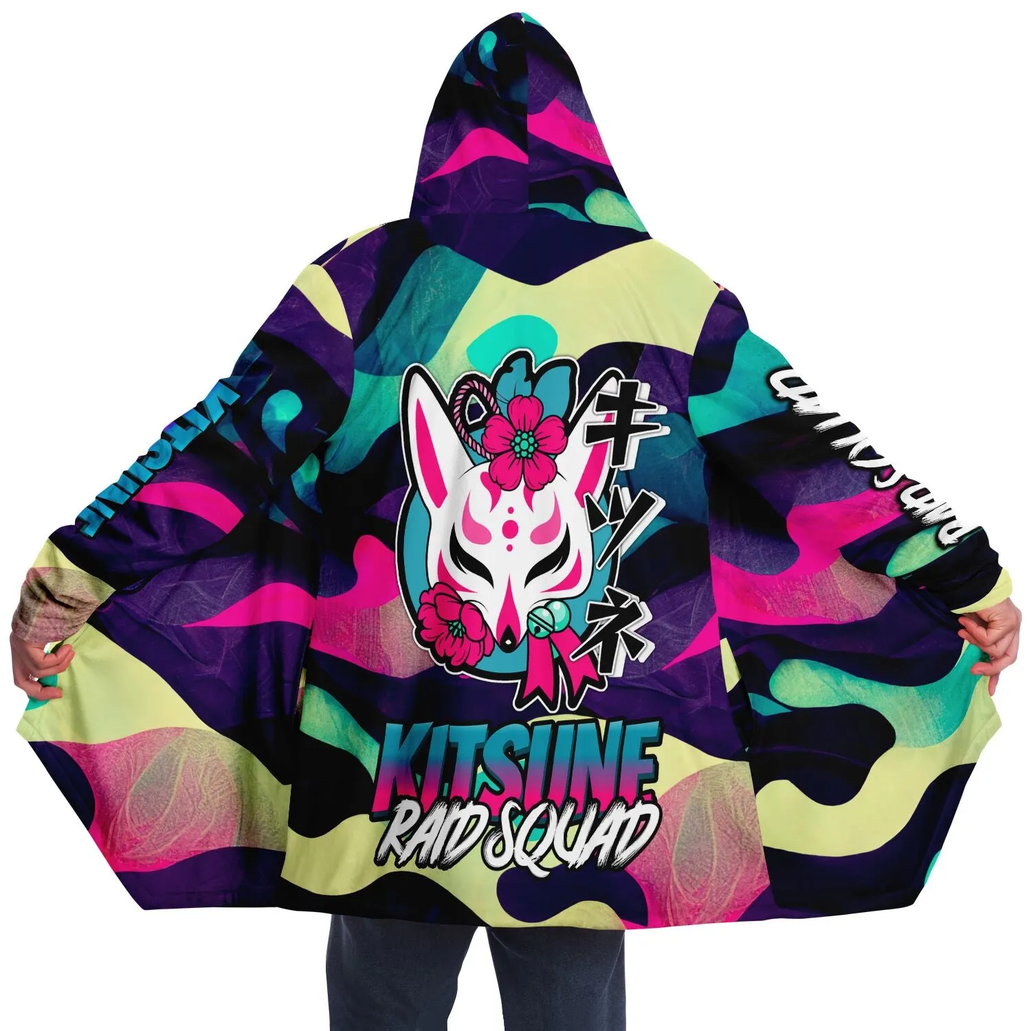 Kitsune Funky Colored Camo Cloak