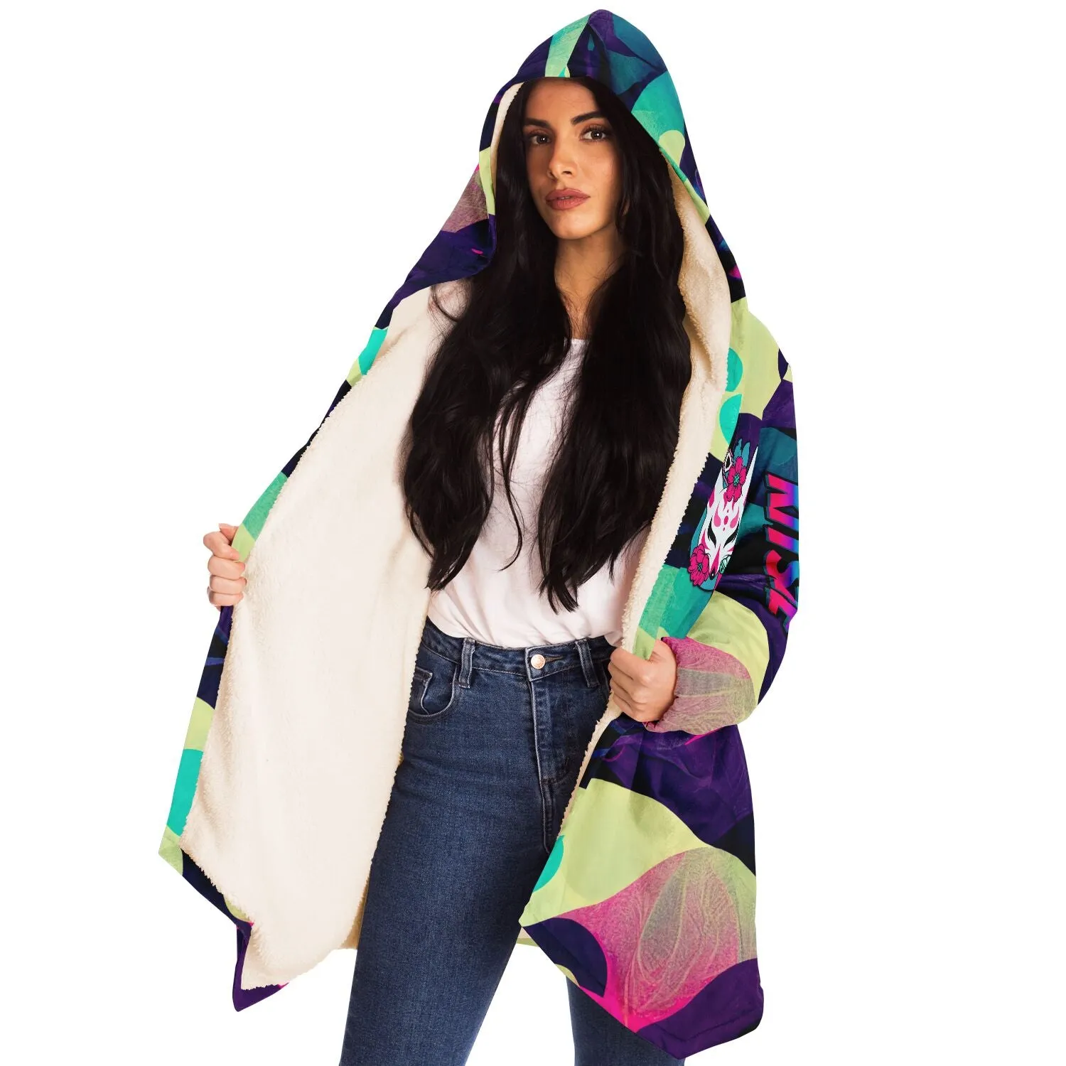 Kitsune Funky Colored Camo Cloak