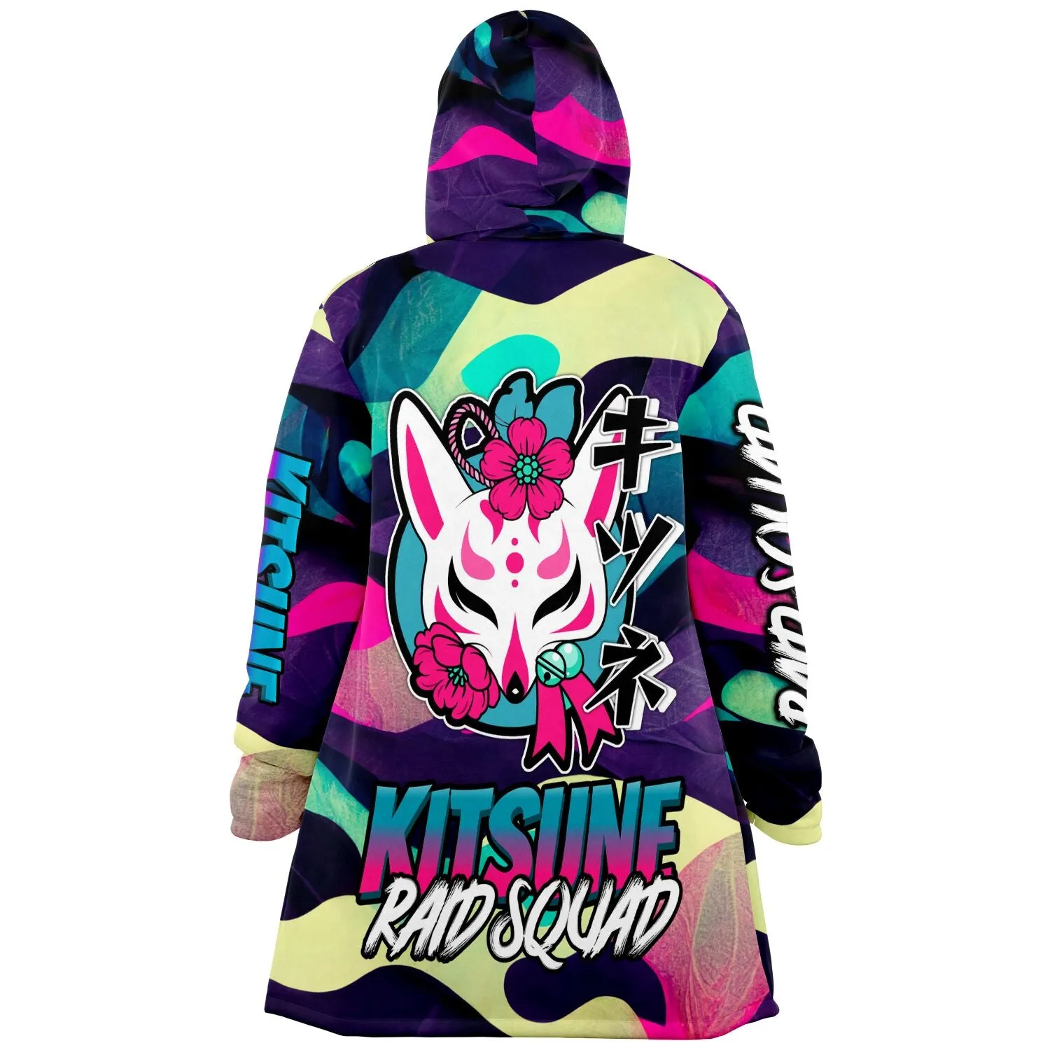 Kitsune Funky Colored Camo Cloak