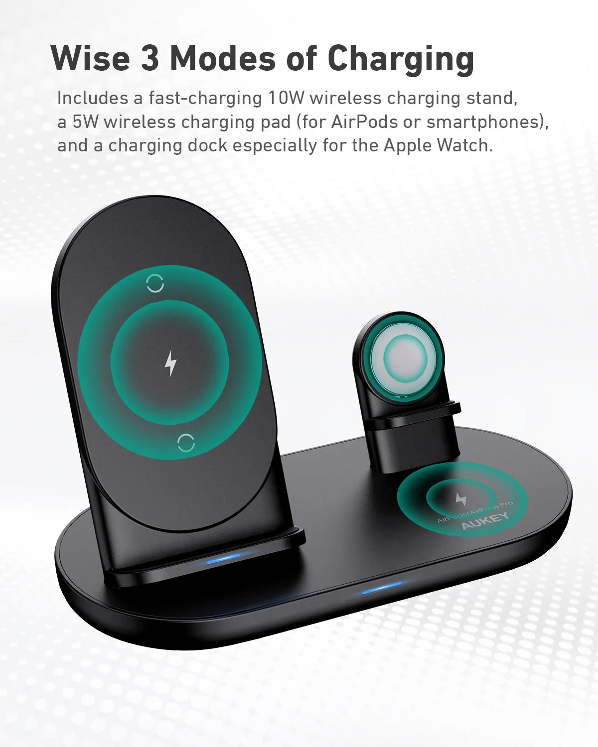 LC-A3 Aircore Series 3 in 1 Wireless Charging Station