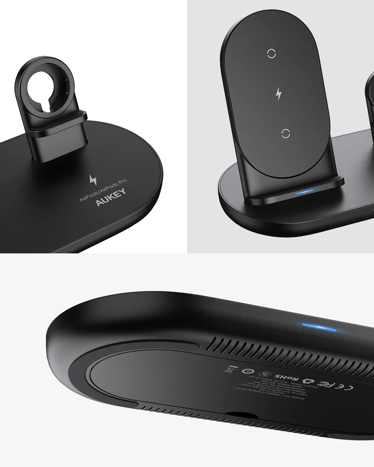 LC-A3 Aircore Series 3 in 1 Wireless Charging Station