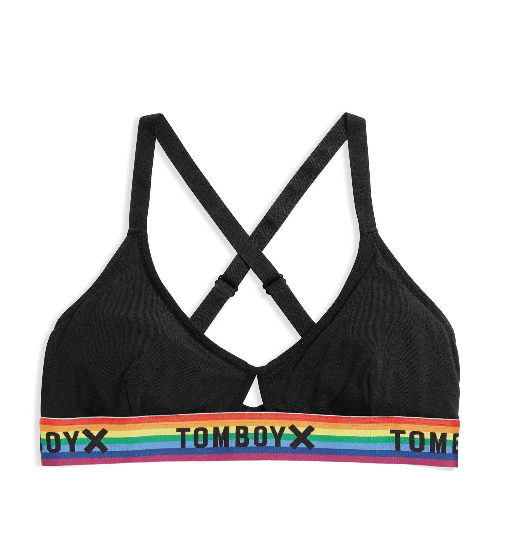 Lounge Bralette LC - Modal Black Rainbow