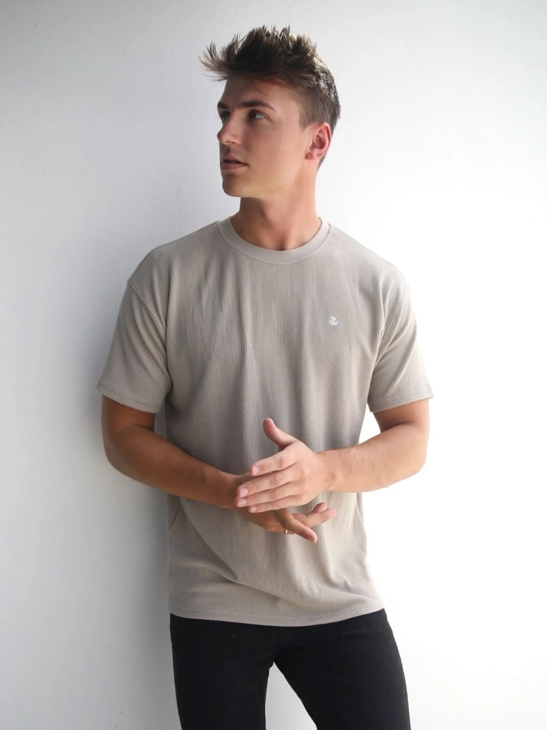 Matteo Relaxed T-Shirt - Tan