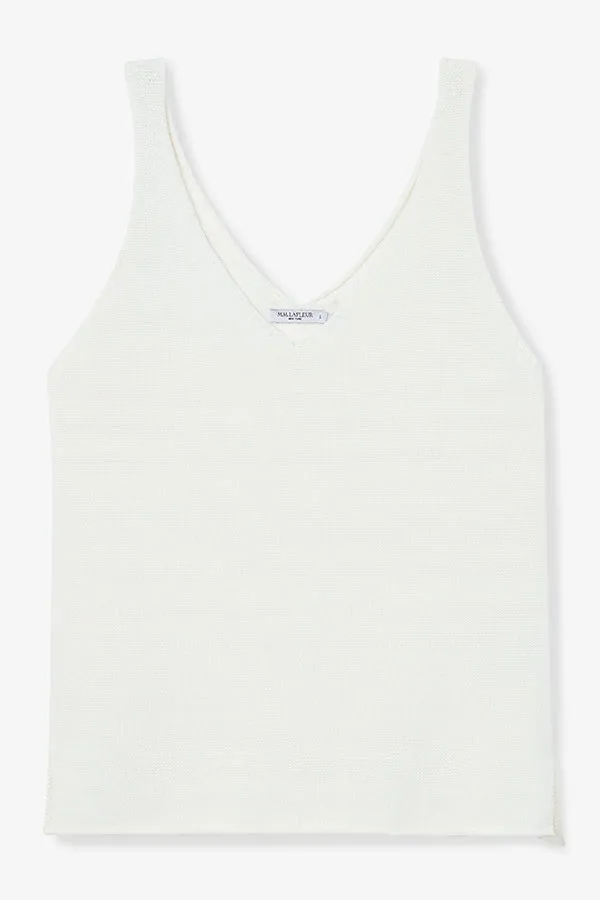 Melody Tank - Sleek Cotton :: Ivory