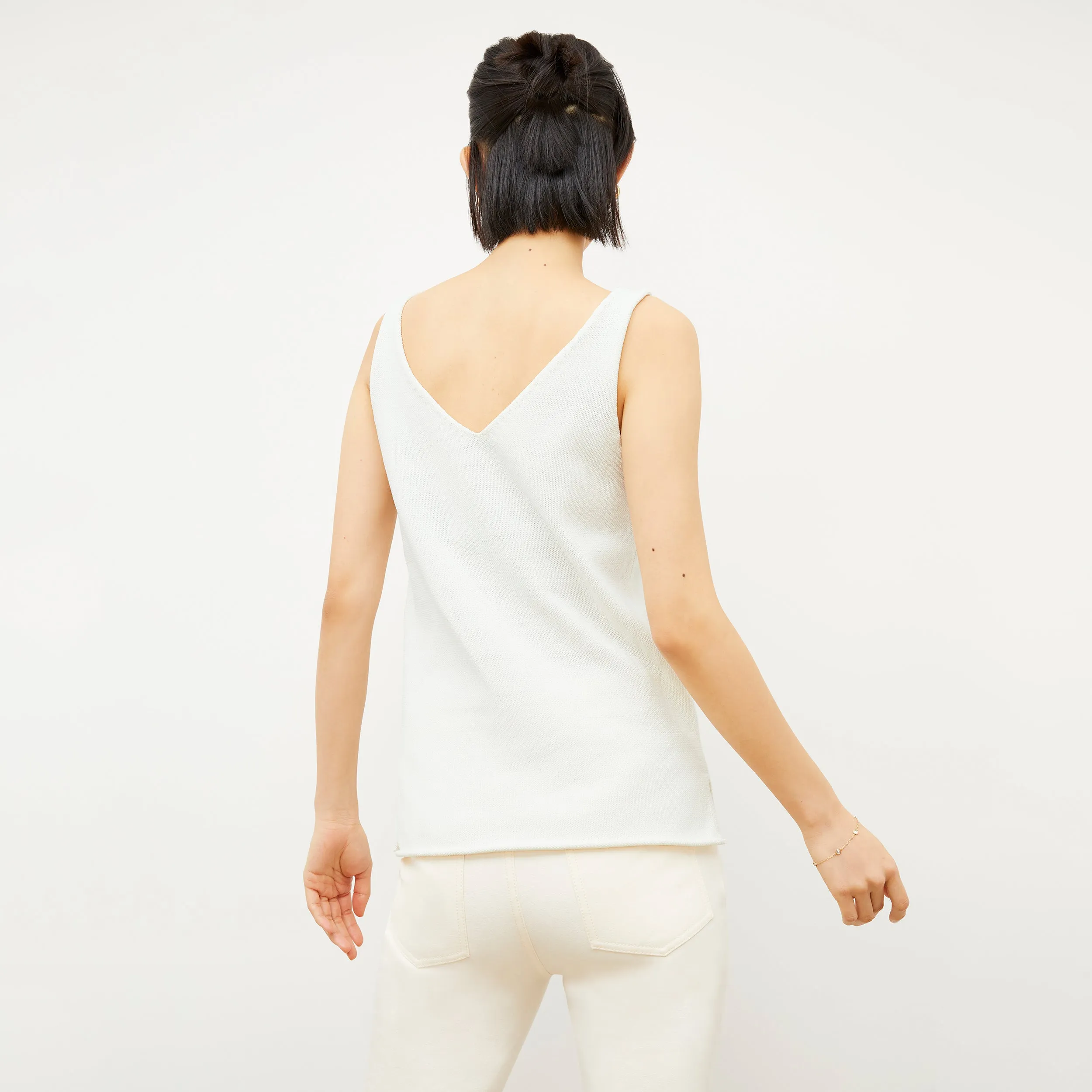 Melody Tank - Sleek Cotton :: Ivory