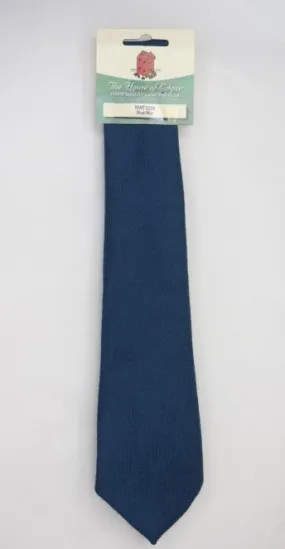 Mens House of Edgar Woollen Tie - Muted Blue