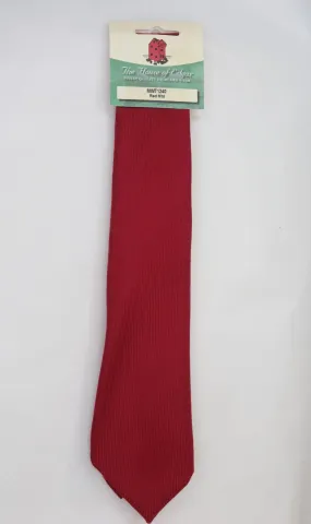 Mens House of Edgar Woollen Tie - Muted Red