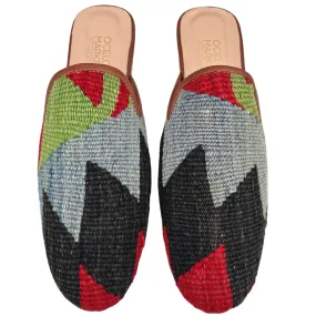 Men's Turkish Kilim Mule Muted Multicolor