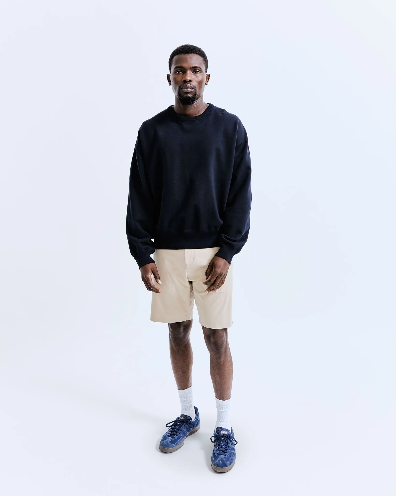 Midweight Terry Relaxed Crewneck