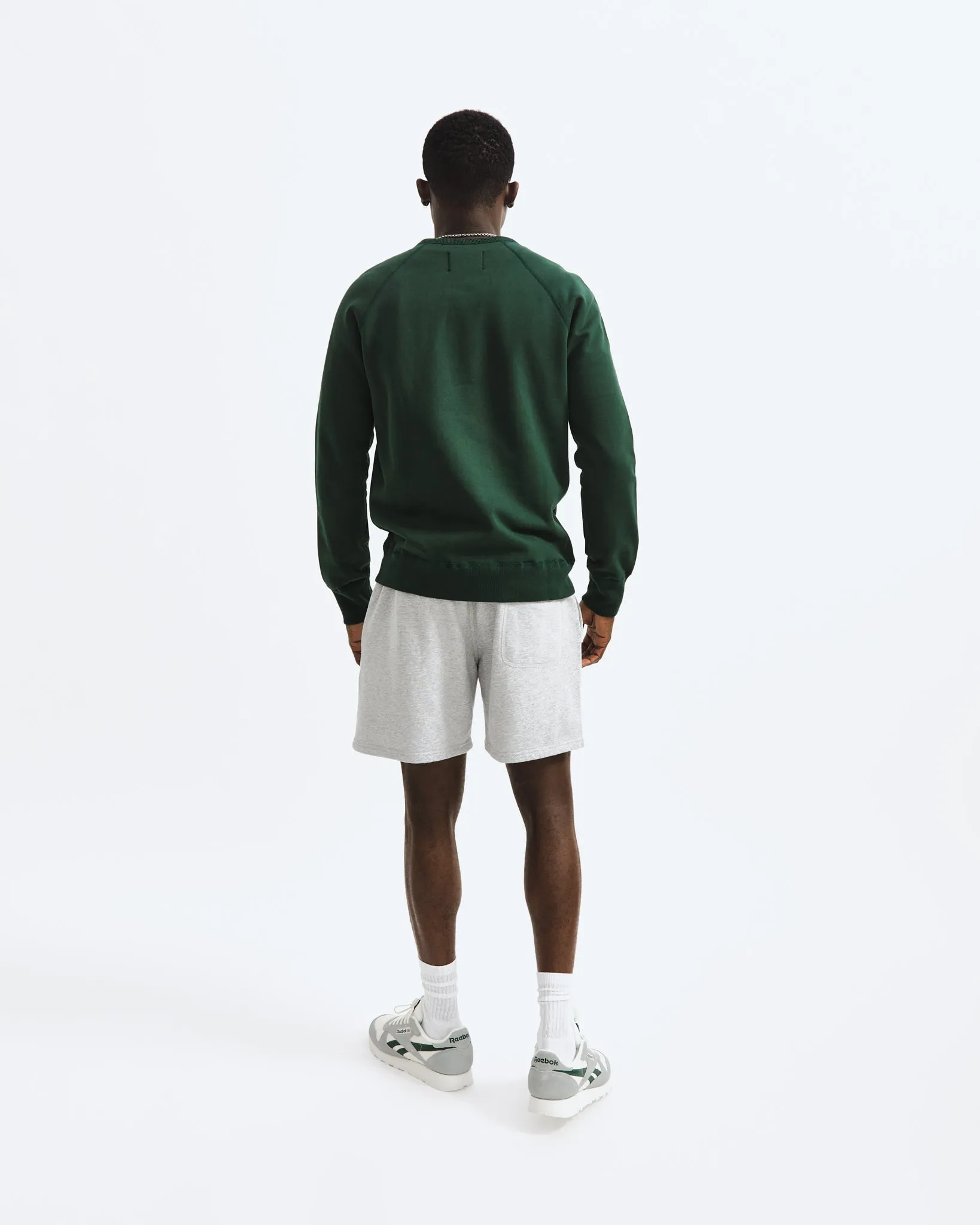 Midweight Terry Slim Crewneck