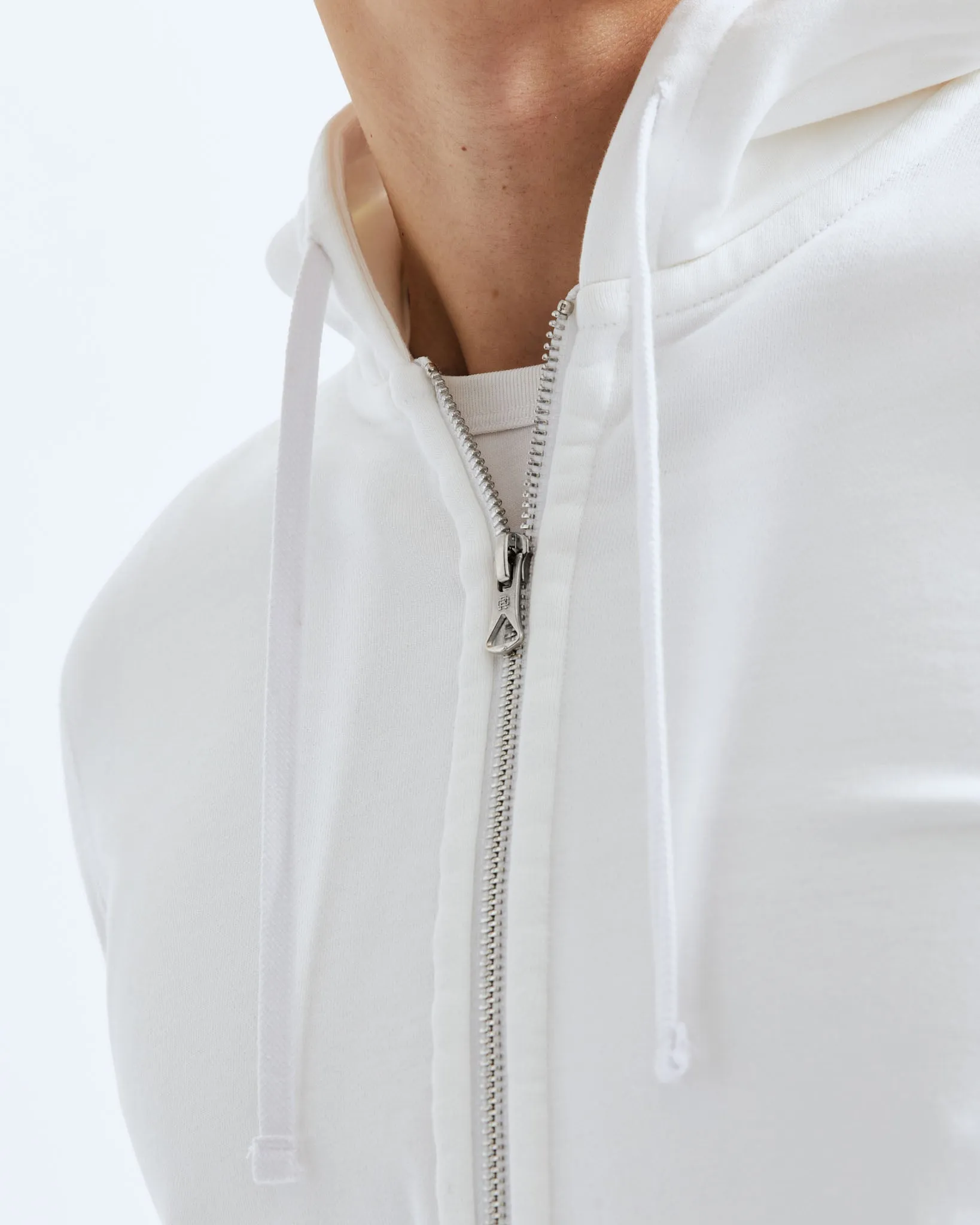 Midweight Terry Slim Zip Hoodie