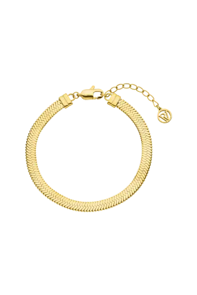 Molten Sleek Bracelet 14K Gold Plated