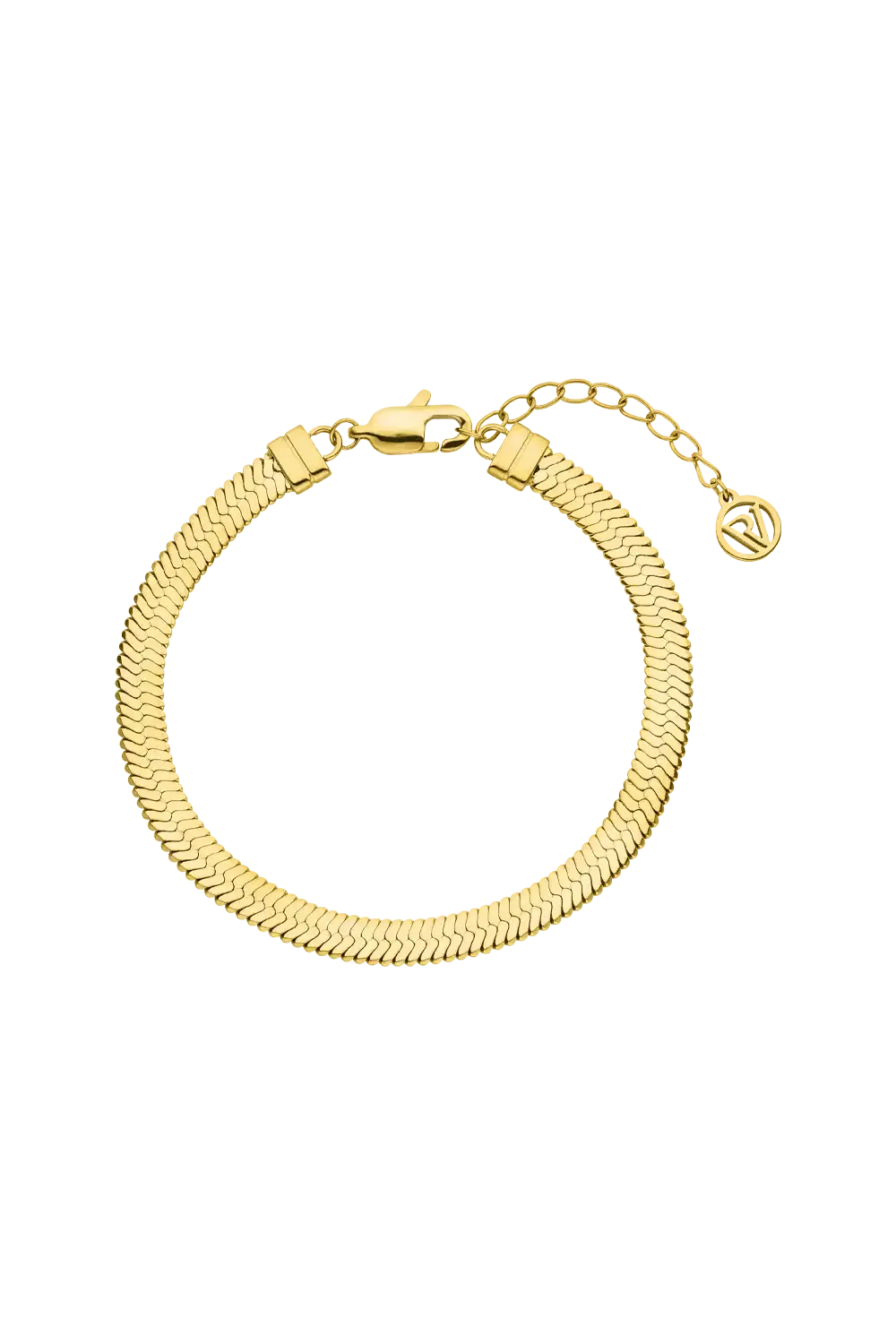 Molten Sleek Bracelet 14K Gold Plated