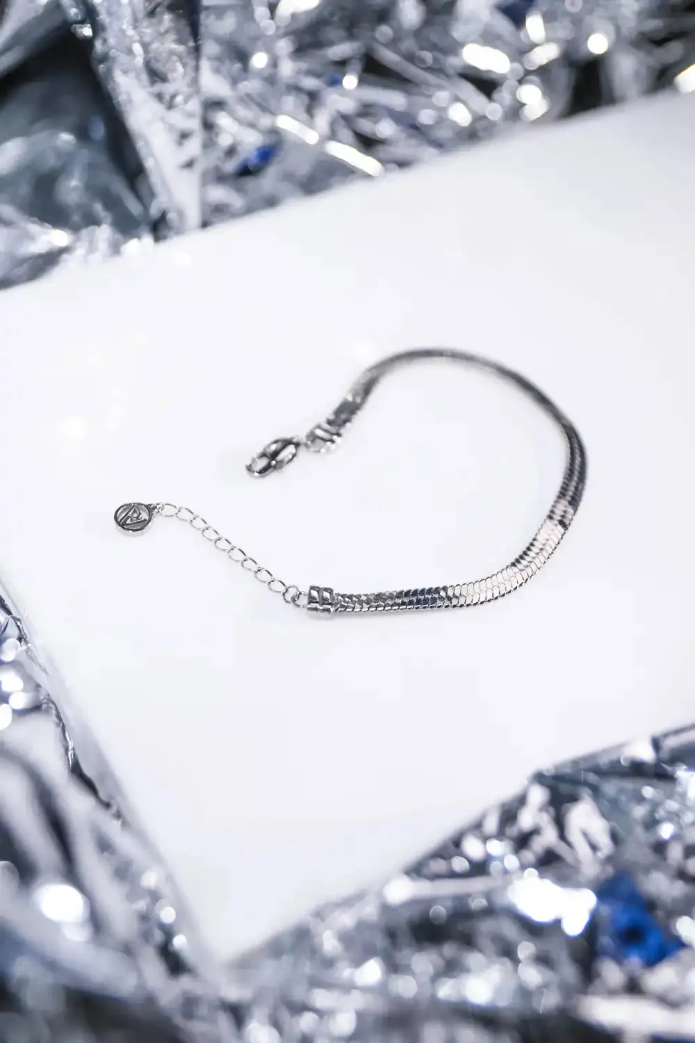 Molten Sleek Bracelet Silver