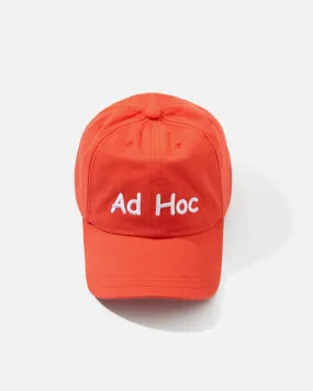 "Ad Hoc" Cap - Bright Red