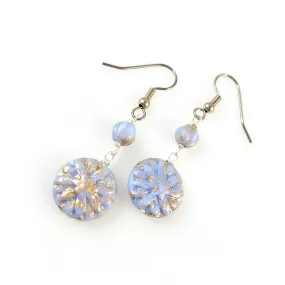 "Vintage Periwinkle" Earrings