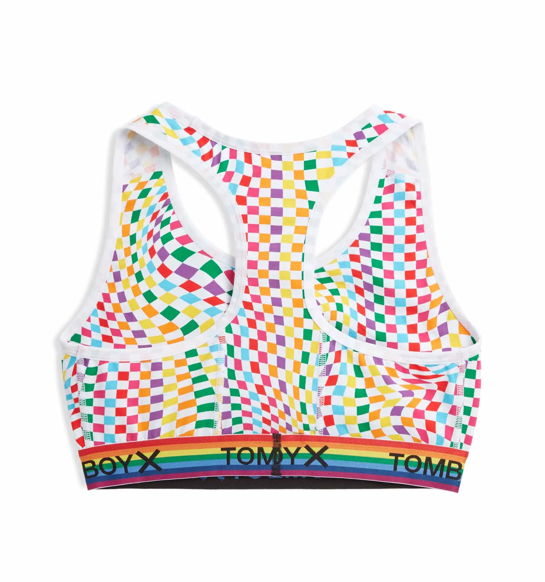 Racerback Soft Bra LC - Twist the Rainbow