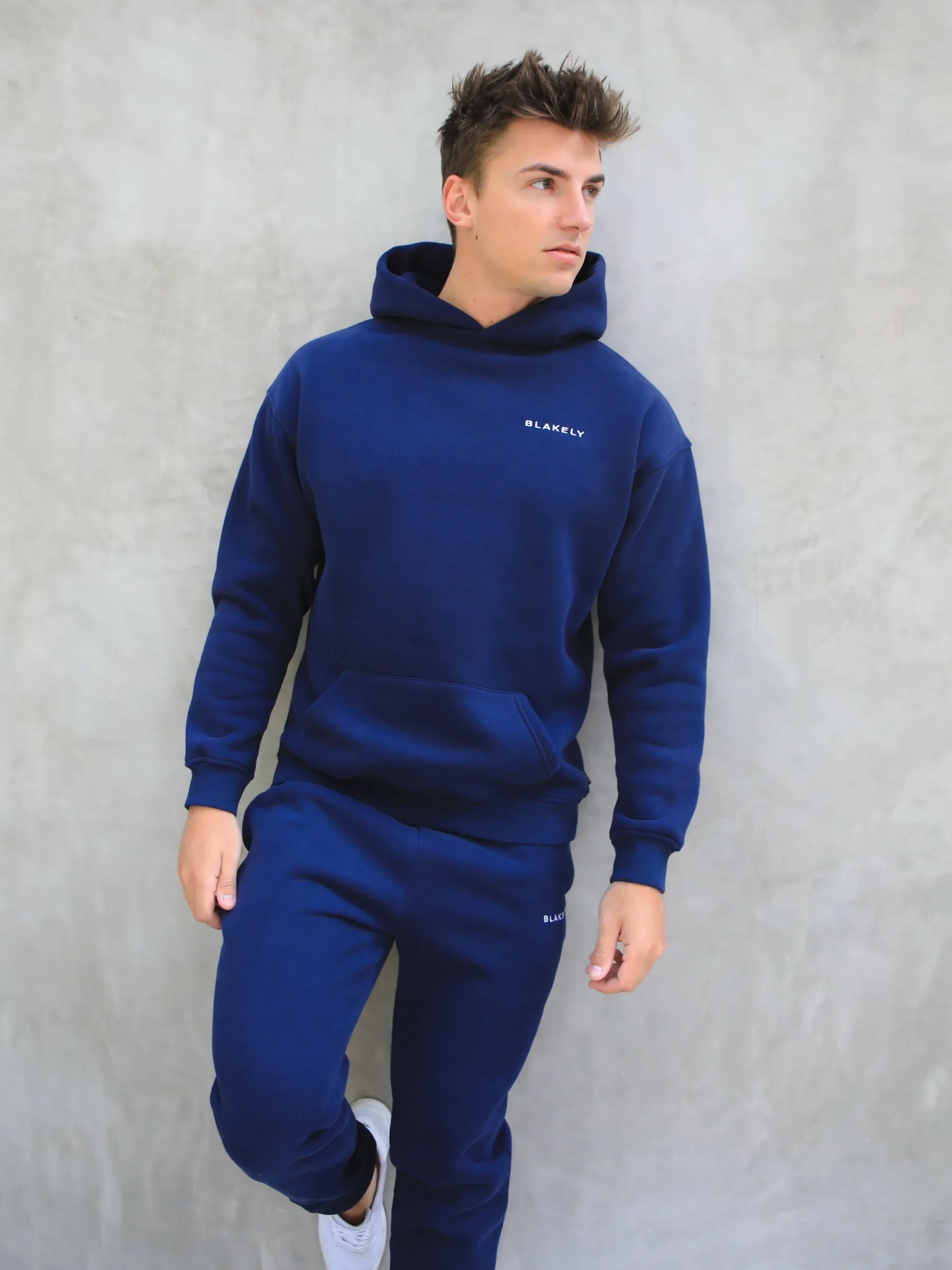 Series Relaxed Hoodie - Navy