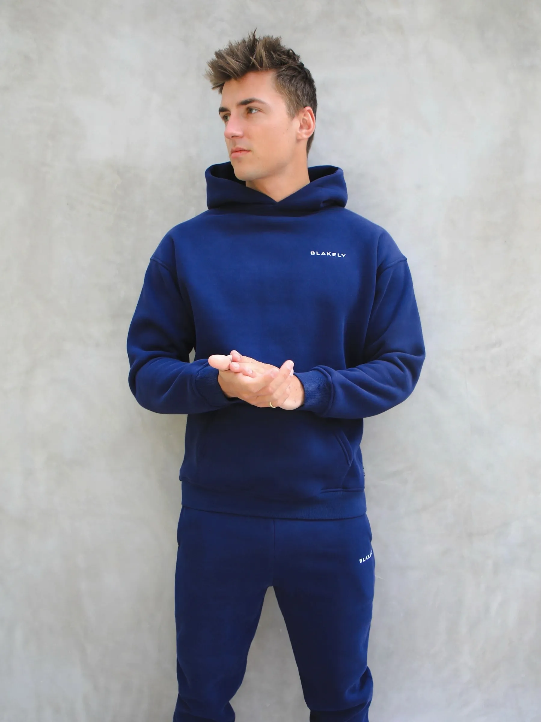 Series Relaxed Hoodie - Navy