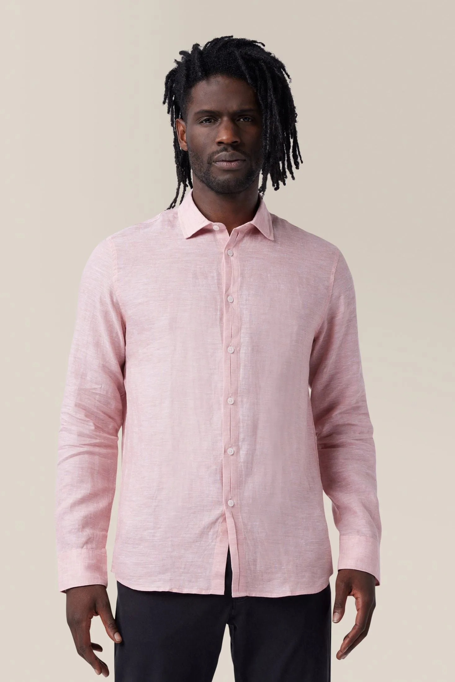 Sleek Shirt | Linen Chambray