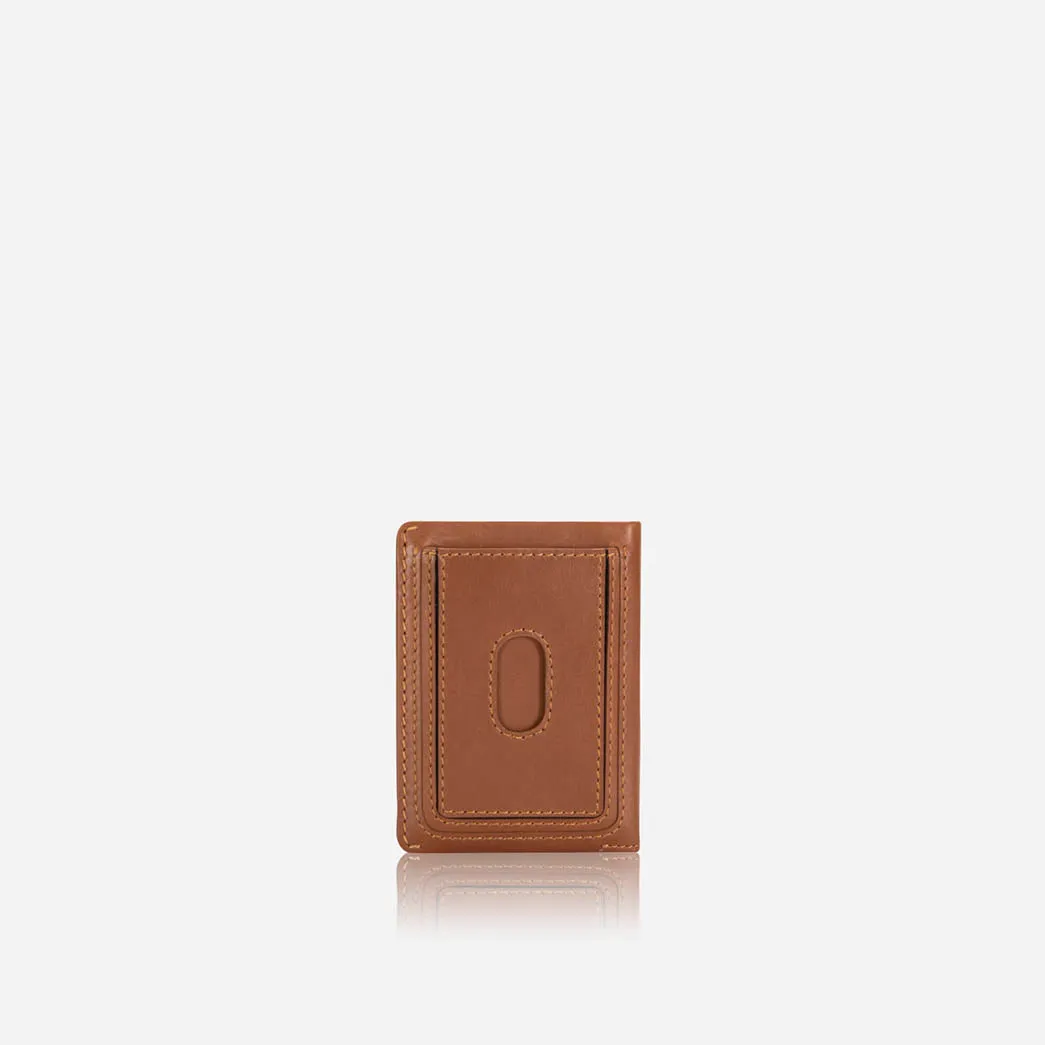 Slim Elasticated Card Holder, Tan